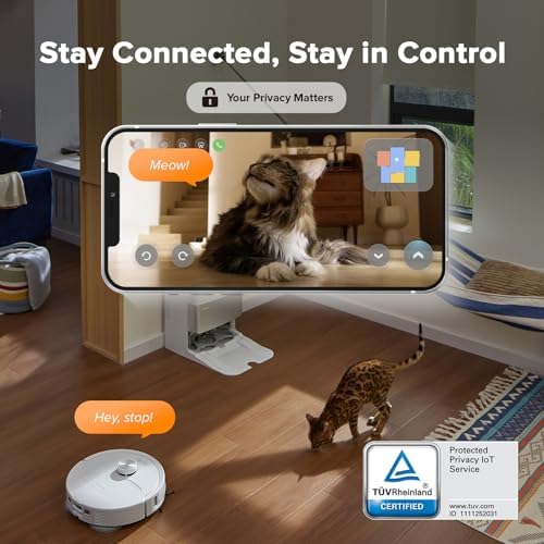 Roborock Qrevo Edge S5A Robot Vacuum and Mop  18 500Pa  Zero Tangling  DuoDivide Main Brush  FlexiArm Side Brush  Hot Water Mop Washing & Self Cleaning  Warm Air Drying  Self Emptying  White