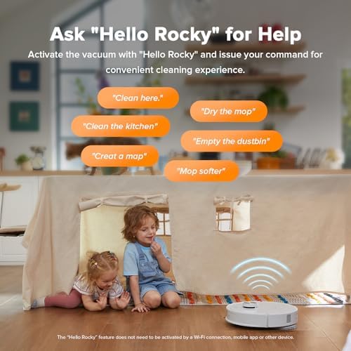 Roborock Qrevo Edge S5A Robot Vacuum and Mop  18 500Pa  Zero Tangling  DuoDivide Main Brush  FlexiArm Side Brush  Hot Water Mop Washing & Self Cleaning  Warm Air Drying  Self Emptying  White