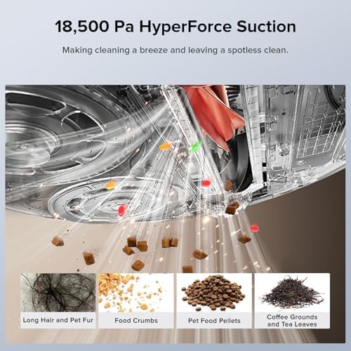 Roborock Qrevo Edge S5A Robot Vacuum and Mop  18 500Pa  Zero Tangling  DuoDivide Main Brush  FlexiArm Side Brush  Hot Water Mop Washing & Self Cleaning  Warm Air Drying  Self Emptying  White