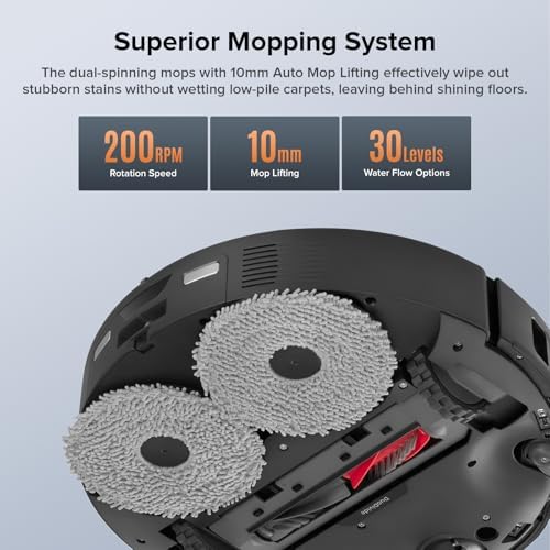 Roborock Qrevo Edge S5A Robot Vacuum and Mop  18 500Pa  Zero Tangling  DuoDivide Main Brush  FlexiArm Side Brush  Hot Water Mop Washing & Self Cleaning  Warm Air Drying  Self Emptying  White