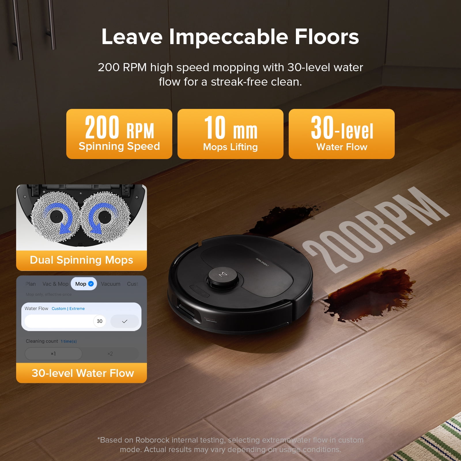 Roborock Qrevo Series Robot Vacuum and Mop  10 000Pa Powerful Suction  QV 35S   Self Emptying & Refilling  Self Mop Washing & Air Drying