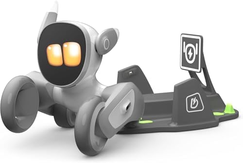 Robot Pet Dog ChatGPT 4o Smart AI Powered Companion Voice & Gesture Control  Real Time Interaction Robotics Toys for Kids  Home Monitoring   Includes Charging Dock