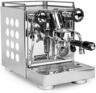 Rocket Espresso Appartamento Nera Espresso Machine   E61   Heat Exchanger   Black/White