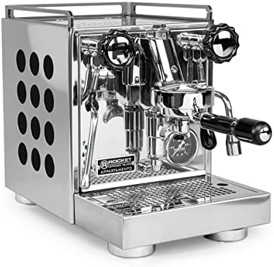 Rocket Espresso Appartamento Nera Espresso Machine   E61   Heat Exchanger   Black/White