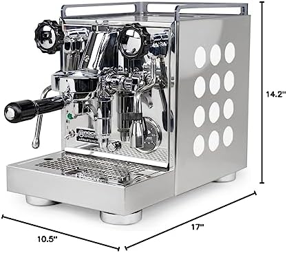 Rocket Espresso Appartamento Nera Espresso Machine   E61   Heat Exchanger   Black/White
