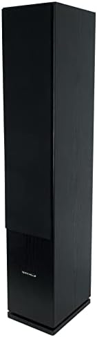 Rockville RockTower 68B 6 5 in Black 3 Way 500 Watt Peak / 125 Watt RMS Home Audio Tower Speakers with Dual Woofers  Passive 8 Ohm  2 Piece
