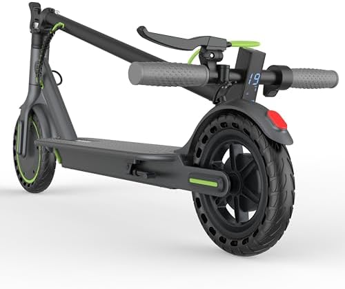 Roinside Electric Scooter   8 5/10/14 Solid Tires  350W/500W Motor  Up to 19/22MPH& 16/21/23/24Miles Long Range Portable Commuting Scooter for Adults with Double Braking System  App
