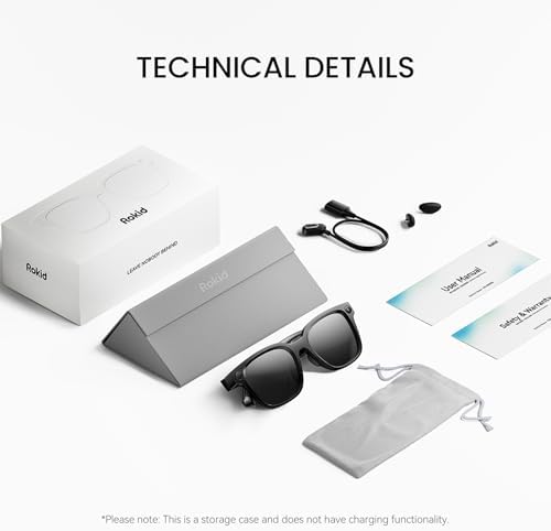 Rokid Ai Glasses Style  Non Display   2026 Smart Audio Sun Glasses with ChatGPT & Gemini  Real Time Translation  12MP Camera  Voice Controlled Assistant  Hands Free Calls  Productivity for Travel