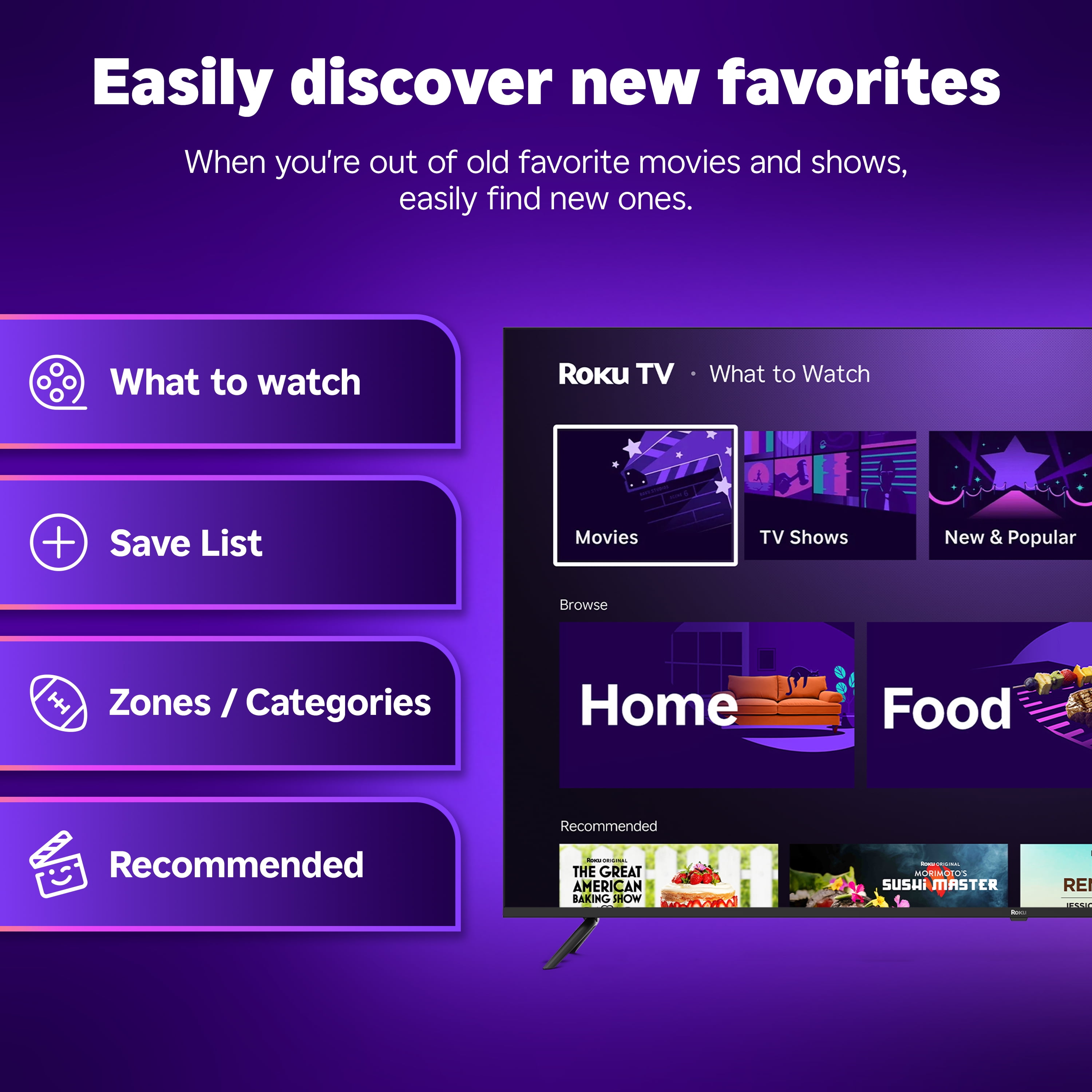 Roku Streamer 2025 - Dispositivo de Transmisión HD Roku para TV con Control Remoto por Voz - TV Gratis y en Vivo