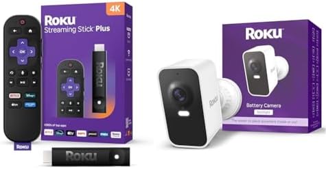 Roku Streaming Stick Plus 2025 - Dispositivo de transmisión Roku 4K y HDR para TV con control remoto por voz - TV gratis y en vivo