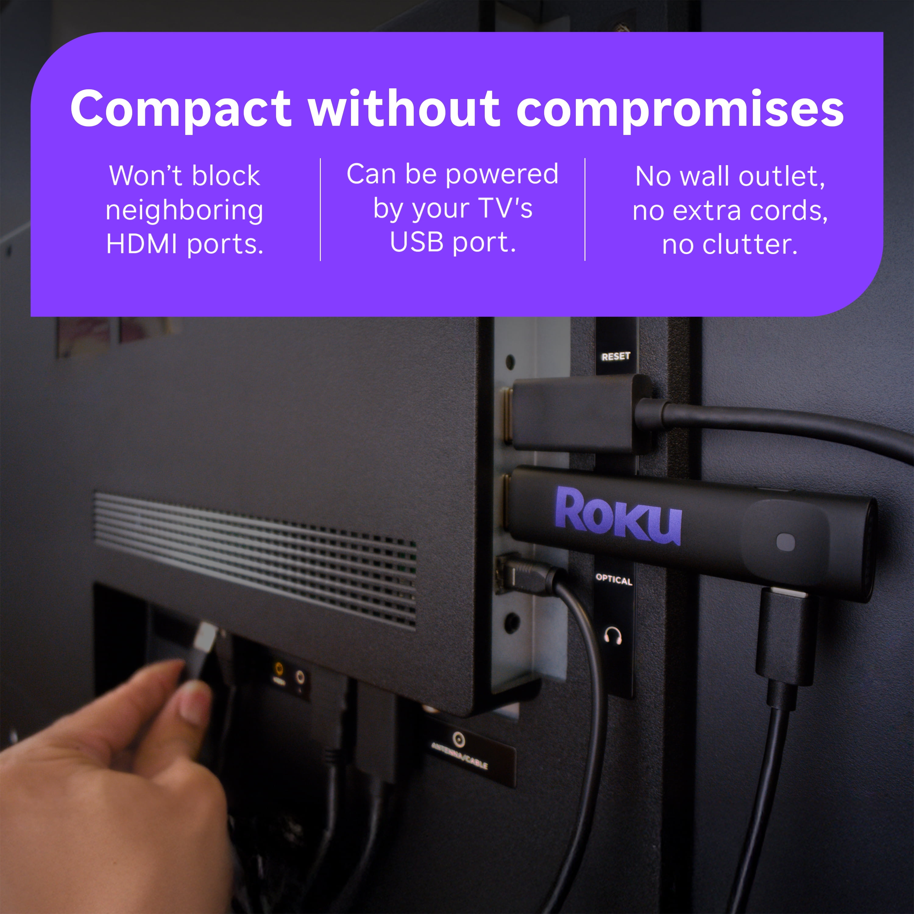 Roku Streaming Stick HD 2025   HD Roku Streaming Device for TV with Voice Remote   Free & Live TV