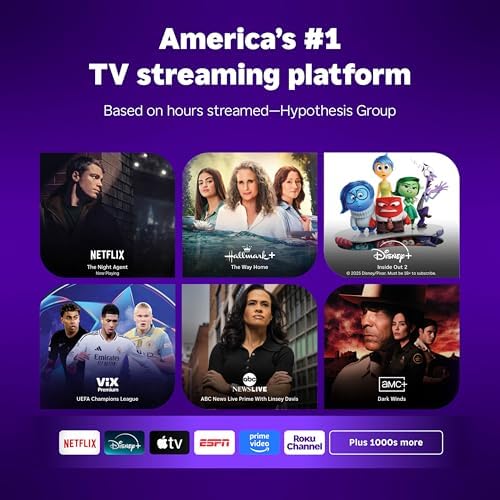 Roku Streaming Stick HD   HD Streaming Device for TV with Roku Voice Remote  Free & Live TV