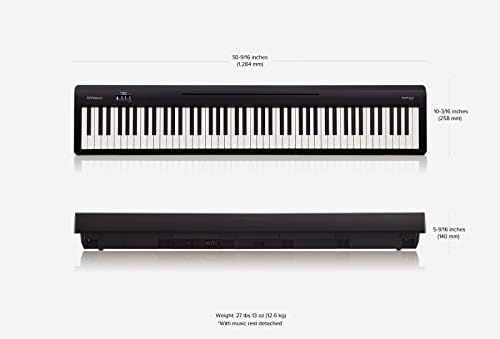 Roland FP 10   Compact 88 Note Digital Piano   SuperNATURAL Piano Tones   Authentic Acoustic Feel Keyboard   Great for Beginners & Experienced Players   Bluetooth & MIDI Connectivity