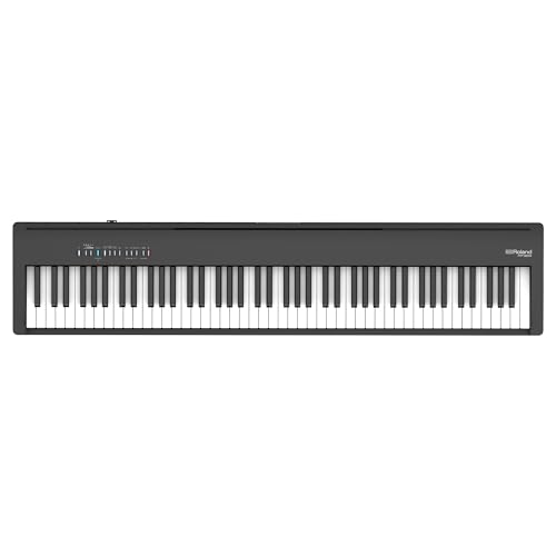 Roland FP 30X Digital Piano with Built in Powerful Amplifier and Stereo Speakers Rich Tone Authentic Ivory 88 Note PHA 4 Keyboard for unrivalled Acoustic Feel Sound FP 30X BK Black