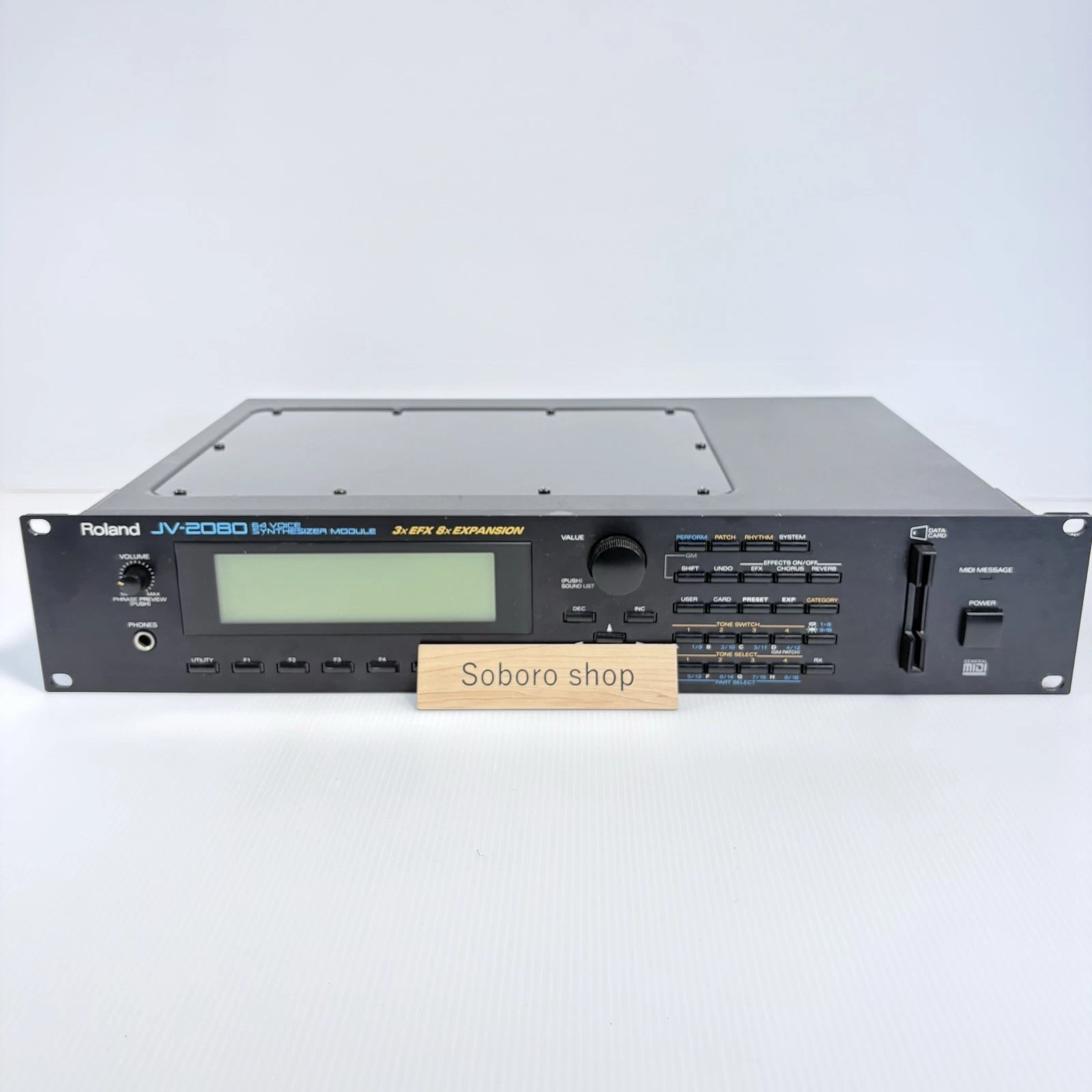 Roland JV 2080 Sound Module Synthesizer Rack Unit Tested Working Used