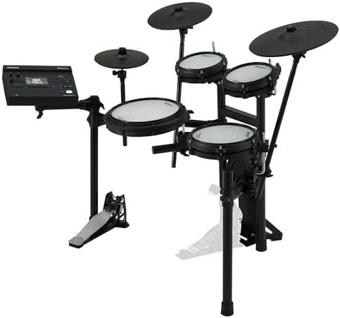 Roland TD313 V Drums   Compact 3 Series V Drum Kit   V31 Sound Module   Advanced Sound Technology   Upgraded Pads & Accurate Cymbal Triggering   Integrated Coach Mode   Expanded I/O Features