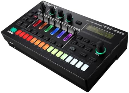 Roland TR 6S Rhythm Performer   Compact Drum Machine with Six Tracks of Authentic TR Sounds including TR 808  CR 78 & More   Large Preset Sample Library   Editable FM Sound Engine   Advanced Sequencer