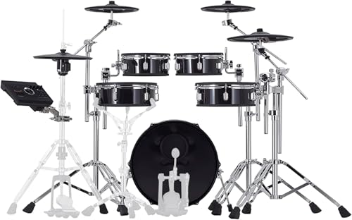 Roland VAD307 V Drums Acoustic Design Electronic Drum Set Bundle with Drum Throne  Audio Cable  Drumstick Bag  3 Pairs of Drumsticks and Austin Bazaar Polishing Cloth