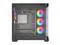 Rosewill ACA503B ATX Computer Gaming PC Case Mid Tower  with 4 ARGB Fans Pre Installed  Curved Tempered Glass Panel Type c  USB3 0 support BTF motherboard