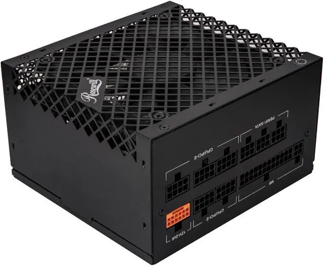 Rosewill VMG 750W 80  Gold  ATX 3 0 & 3 1 Compatible  Full Modular Low Noise Power Supply  PCIe 5 1 12V 2x6 Connector  100  Japanese Electrolytic Capacitor  120mm FDB Silent Fan   5 Year Warranty   VMG750