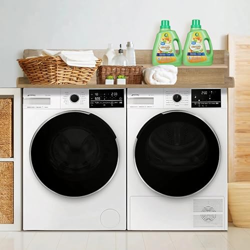 Royxen Laundry Countertop with Storage Universal Fit  Washer and Dryer Countertop with Shelf  Laundry Room Storage  2 Tier Shelf  Black 