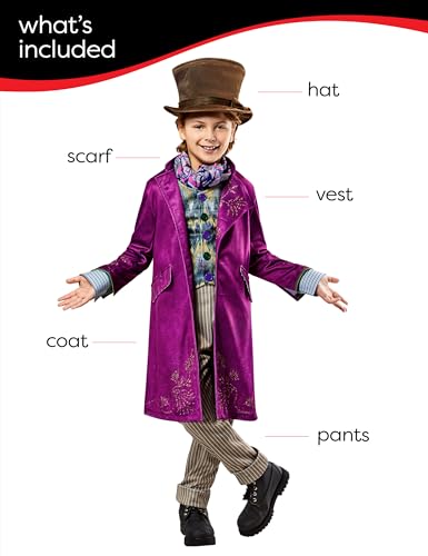 Rubies Boys Wonka Movie Willy Wonka Complete Costume