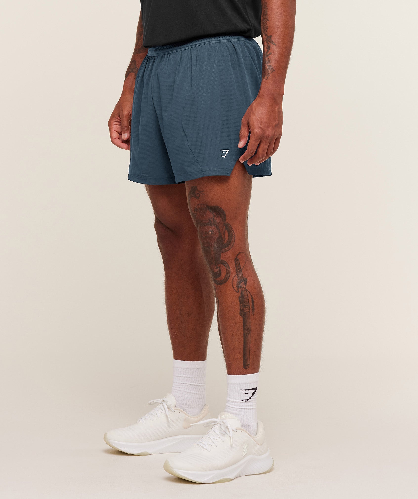 Talla M - Running 5" Shorts GS Stealth Blue