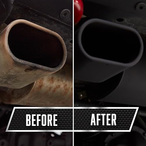 Rust Oleum 248903 Automotive High Heat Spray Paint  12 oz  Flat Black