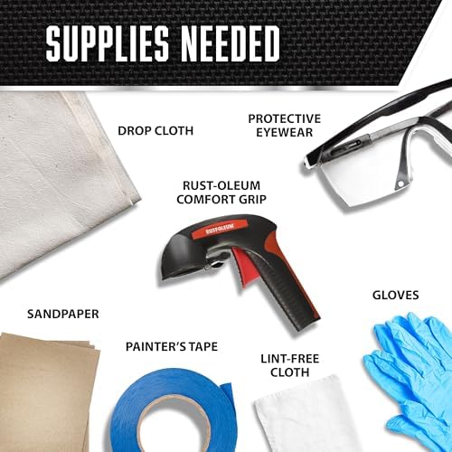 Rust Oleum 248903 Automotive High Heat Spray Paint  12 oz  Flat Black