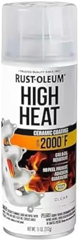 Rust Oleum 248903 Automotive High Heat Spray Paint  12 oz  Flat Black