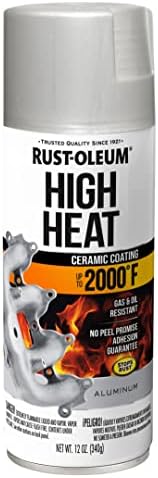 Rust Oleum 248903 Automotive High Heat Spray Paint  12 oz  Flat Black
