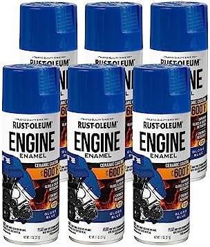 Rust Oleum 363571 Engine Enamel Spray Paint  11 oz  Flat Black   Pack of 1 