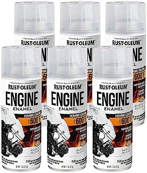 Rust Oleum 363571 Engine Enamel Spray Paint  11 oz  Flat Black   Pack of 1 