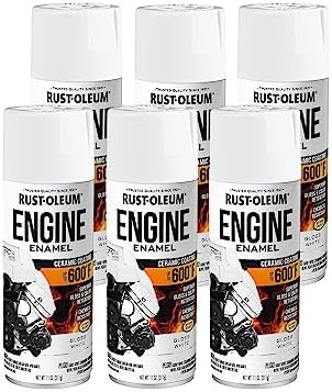 Rust Oleum 363571 Engine Enamel Spray Paint  11 oz  Flat Black   Pack of 1 