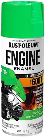 Rust Oleum 363571 Engine Enamel Spray Paint  11 oz  Flat Black   Pack of 1 