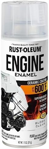 Rust Oleum 363571 Engine Enamel Spray Paint  11 oz  Flat Black   Pack of 1 