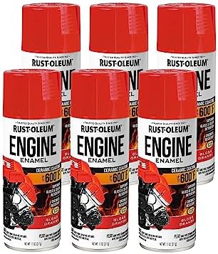 Rust Oleum 363571 Engine Enamel Spray Paint  11 oz  Flat Black   Pack of 1 
