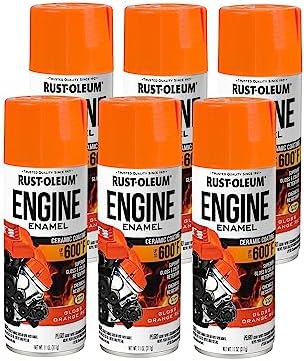 Rust Oleum 363571 Engine Enamel Spray Paint  11 oz  Flat Black   Pack of 1 