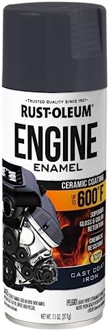 Rust Oleum 363571 Engine Enamel Spray Paint  11 oz  Flat Black   Pack of 1 