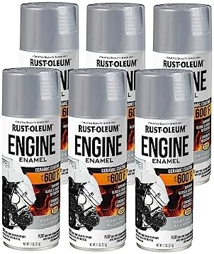 Rust Oleum 363571 Engine Enamel Spray Paint  11 oz  Flat Black   Pack of 1 