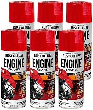 Rust Oleum 363571 Engine Enamel Spray Paint  11 oz  Flat Black   Pack of 1 