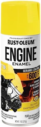 Rust Oleum 363571 Engine Enamel Spray Paint  11 oz  Flat Black   Pack of 1 