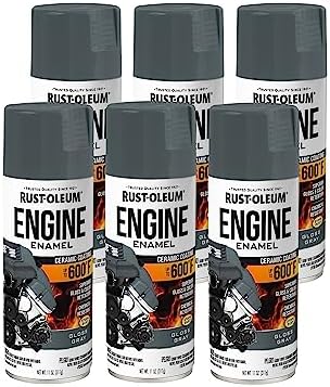 Rust Oleum 363571 Engine Enamel Spray Paint  11 oz  Flat Black   Pack of 1 