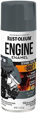Rust Oleum 363571 Engine Enamel Spray Paint  11 oz  Flat Black   Pack of 1 
