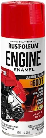 Rust Oleum 363571 Engine Enamel Spray Paint  11 oz  Flat Black   Pack of 1 