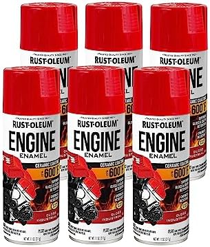 Rust Oleum 363571 Engine Enamel Spray Paint  11 oz  Flat Black   Pack of 1 