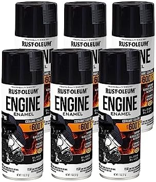 Rust Oleum 363571 Engine Enamel Spray Paint  11 oz  Flat Black   Pack of 1 