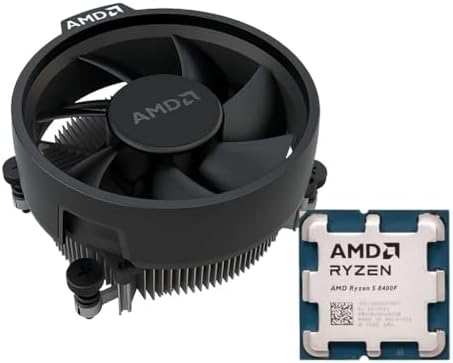 Ryzen 5 8400F Processor  6 Core  12 Thread  4 2 4 7 GHz    65W TDP CPU Air Cooler  PCIe 4 0  Supports DDR5 RAM  16MB L2 Cache for Creators  AI  Gaming  Content Creation  OEM Tray  Bulk Packaging
