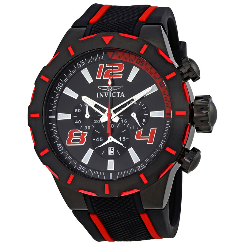 S1 Rally Chronograph Black Dial Men s Watch