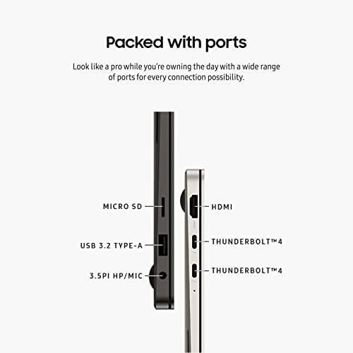 SAMSUNG 14  Galaxy Book3 Pro Laptop Computer  13th Gen Intel Core i7 1360P Processor / 16GB / 1TB  3K AMOLED Screen  120hz  Fingerprint Reader  FHD Webcam  2023 Model  NP940XFG KA1US  Beige